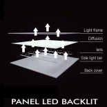 Panel LED 60x60 cm 40W Marco Blanco - CCT