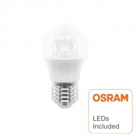 Lâmpada LED com Lente 6W E27 G45 180º - OSRAM CHIP DURIS E 2835
