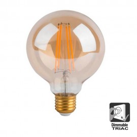 Ampoule LED Filament Vintage 7W E27 G125 - Dimmable