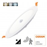 Placa LED Circular 20W con Detector de Movimiento - CCT - OSRAM CHIP