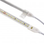 Tira LED 10W Regulable 220V AC SMD 2835 120 LED/m Blanco Cálido IP65 - 10mm