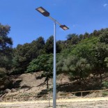 Réverbère Solar LED 100W PROFESSIONNEL - ULTRA SLIM - Capteur de Mouvement 150lm/W