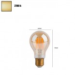 Ampoule LED filament 4W E27 A60