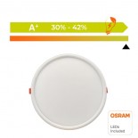 Placa Slim LED Circular Downlight 20W AJUSTABLE - OSRAM CHIP DURIS E 2835