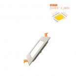 Placa LED Slim Cuadrada 5W Acero Inox - CCT- OSRAM CHIP DURIS E 2835
