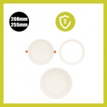 Cache-cercle blanc supplémentaire pour Downlight