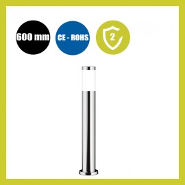 LED Beacon E27 Aço Inoxidável Circular 60cm Ao Ar Livre
