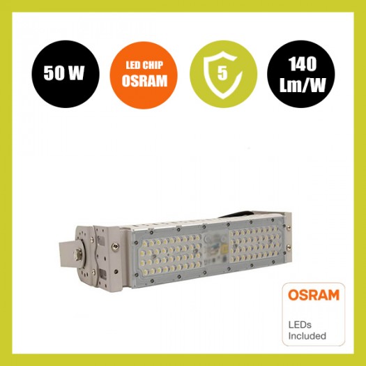 Proyector LED 50W DOB MAGNUM OSRAM Chip SMD3030-3D 180Lm/W 90º
