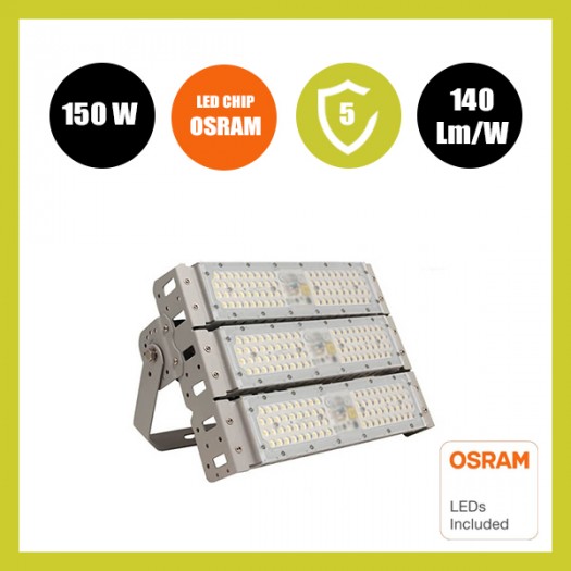 Projecteur LED 150W DOB MAGNUM OSRAM SMD3030-3D 180Lm/W 90º Chip