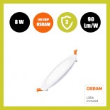 Downlight Slim LED Rond 8W - 120° OSRAM Chip