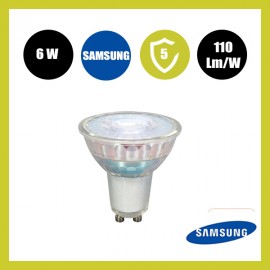 GU10 LED 6W - SAMSUNG GLASS
