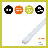 Tubo LED 9W Cristal 60cm 300º - ALTA LUMINOSIDAD - OSRAM CHIP