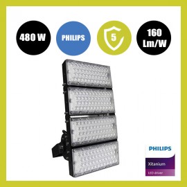 Projetor LED Spotlight 480W PHILIPS Xitanium STADIUM MATRIX Bridgelux Chip 40º - Driver Philips