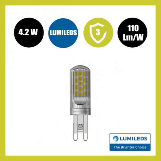 Bombilla G9 LED 4.2W Chip Lumileds