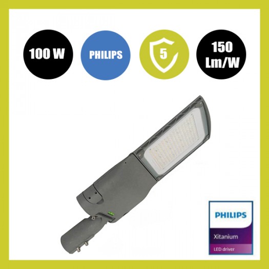 Farola LED 100W CAPRI Philips Driver Programable SMD5050 240Lm/W