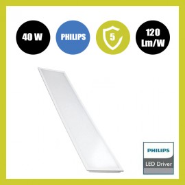 PACK 6 Panel LED 120x30 40W Philips Driver