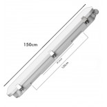 Réglette Étanche LED Intégrée 50W Driver Philips COREPLUS - CCT - 150cm