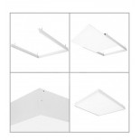 Boitier saillie dalle LED 60 x 60 - Hauteur 68mm